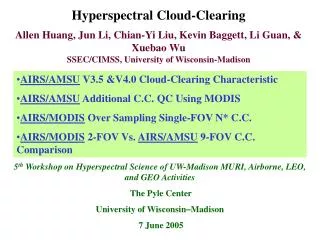 Hyperspectral Cloud-Clearing