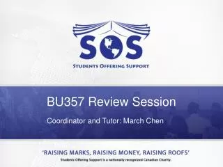 BU357 Review Session