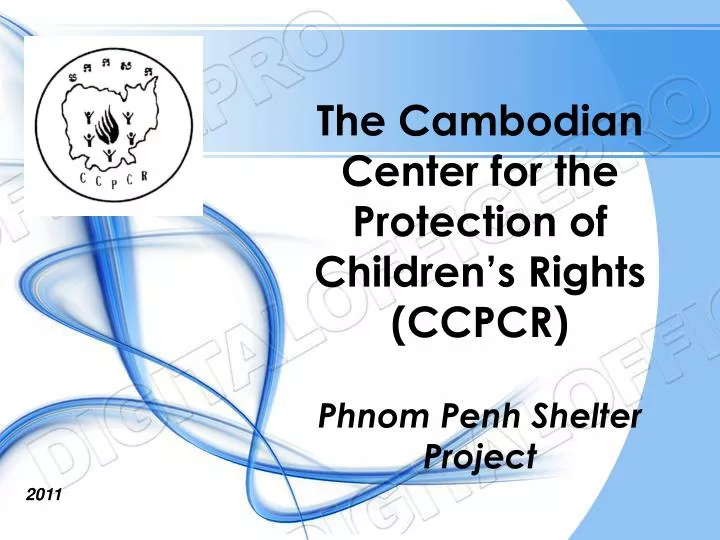 the cambodian center for the protection of children s rights ccpcr phnom penh shelter project