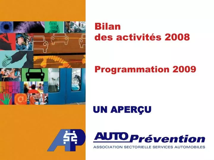 bilan des activit s 2008 programmation 2009