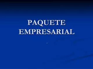 paquete empresarial