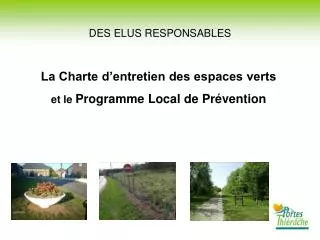des elus responsables