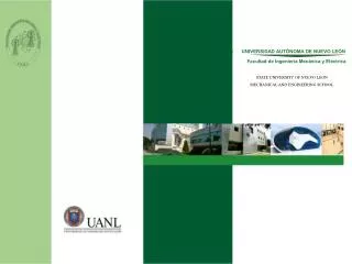 STATE UNIVERSITY OF NUEVO LEON MECHANICAL AND ENGINEERING SCHOOL