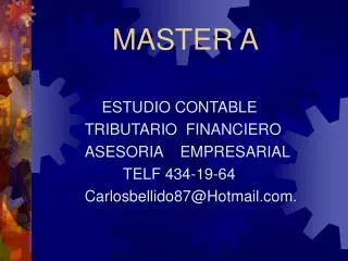 master a