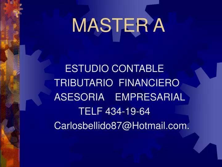 master a