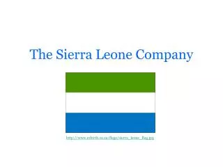 The Sierra Leone Company
