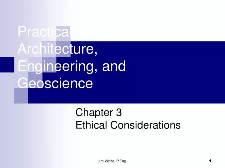 practical law of architecture engineering and geoscience