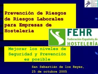 prevenci n de riesgos de riesgos laborales para empresas de hosteler a