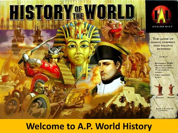 welcome to a p world history