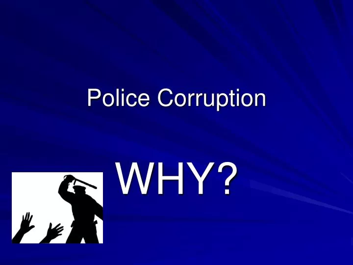 police corruption