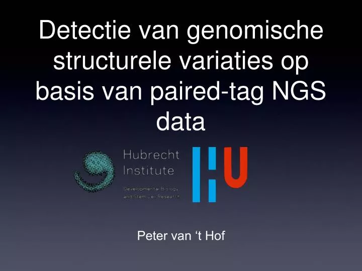 detectie van genomische structurele variaties op basis van paired tag ngs data