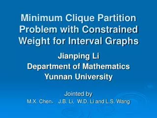 Minimum Clique Partition Problem with Constrained Weight for Interval Graphs