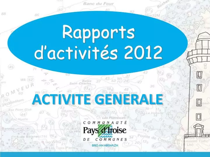 rapports d activit s 2012
