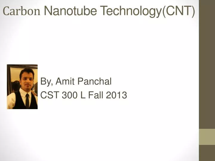 carbon nanotube technology cnt