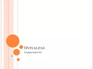 Ovivalpas