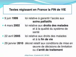 textes r gissant en france la fin de vie