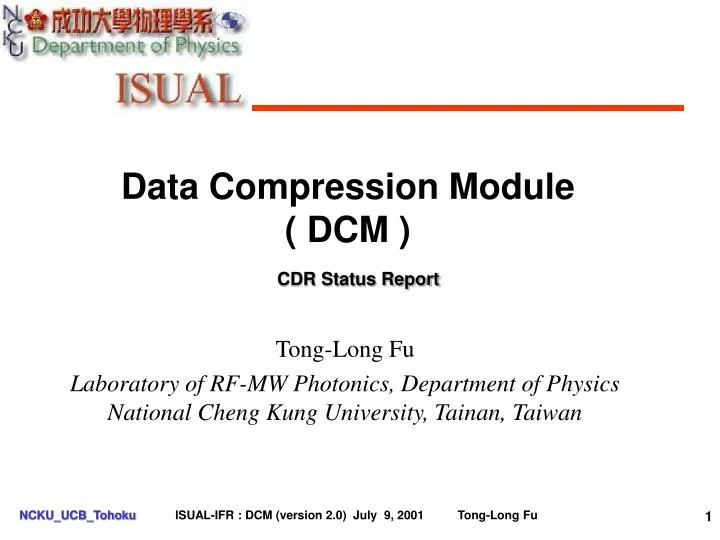 data compression module dcm