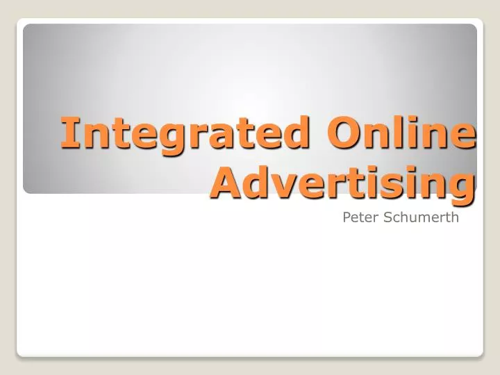 integrated online advertising