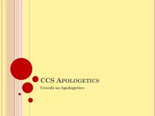 CCS Apologetics