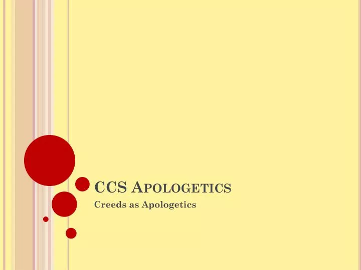ccs apologetics