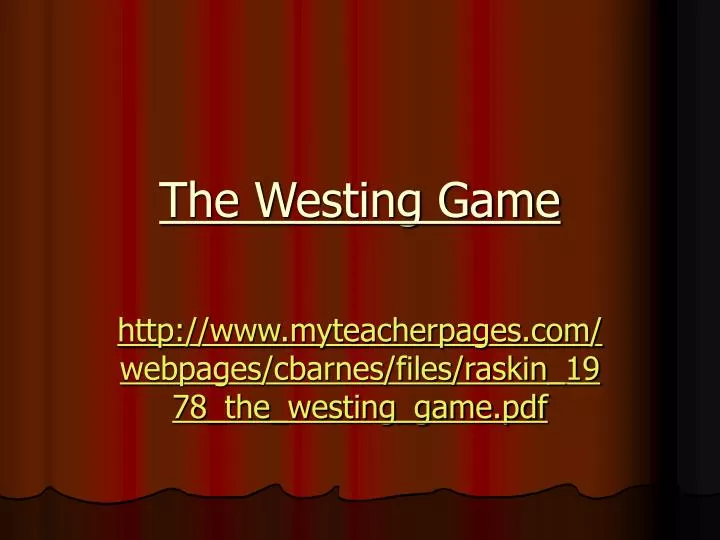 the westing game