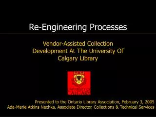Re-Engineering Processes