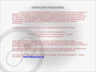 formaci n profesional