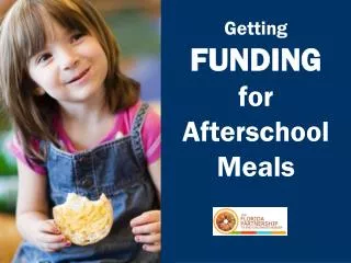 Getting FUNDING for Afterschool Meals