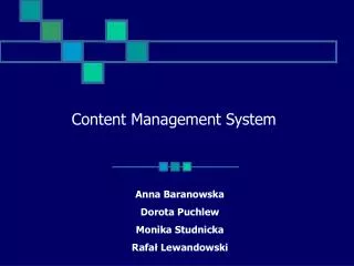 content management system
