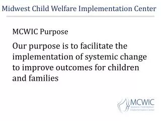 Midwest Child Welfare Implementation Center