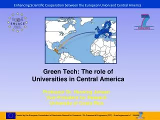 Enhancing Scientific Cooperation between the European Union and Central America
