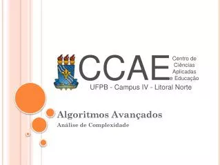 algoritmos avan ados