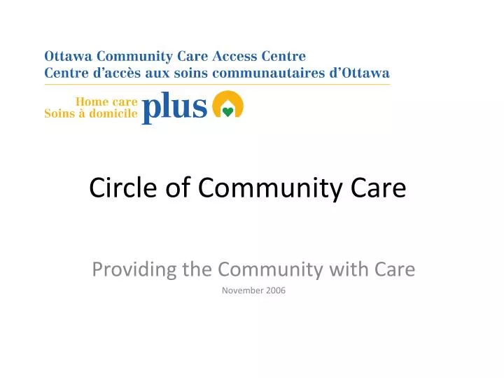 circle of community care