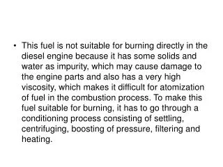 Fuel Oil Systems