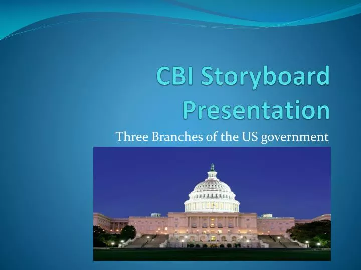 cbi storyboard presentation