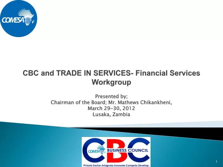 cbc and trade in services financial services workgroup