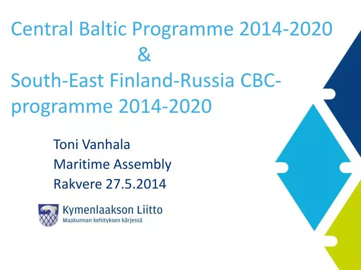 central baltic programme 2014 2020 south east finland russia cbc programme 2014 2020