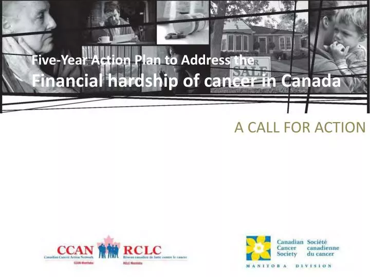 five year action plan to address the financial hardship of cancer in canada
