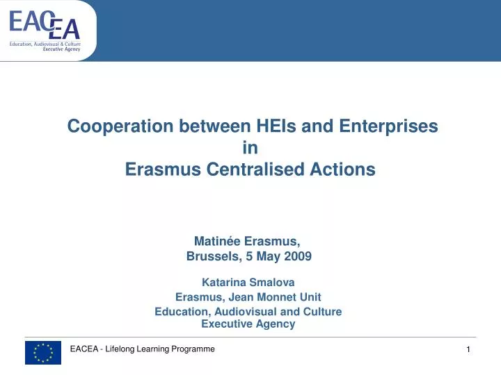 cooperation between heis and enterprises in erasmus centralised actions