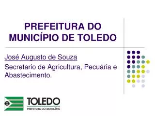 prefeitura do munic pio de toledo