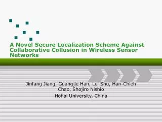 A Novel Secure Localization Scheme Against Collaborative Collusion in Wireless Sensor Networks
