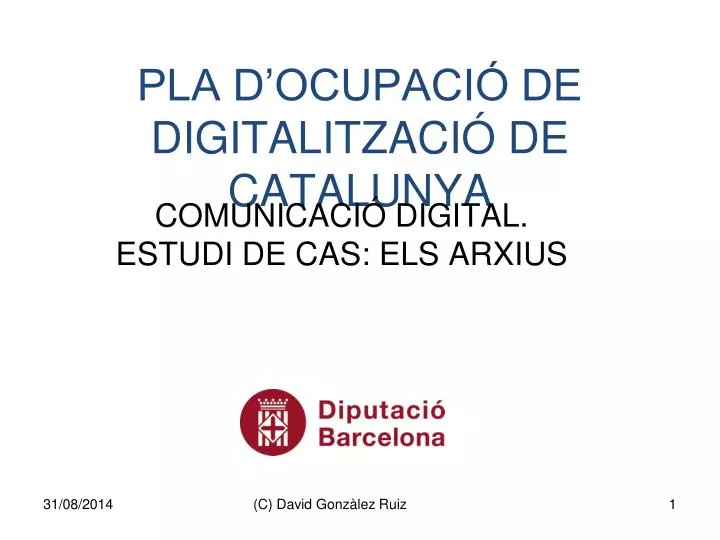 pla d ocupaci de digitalitzaci de catalunya