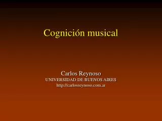 cognici n musical