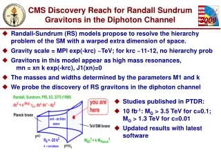 CMS Discovery Reach for Randall Sundrum Gravitons in the Diphoton Channel