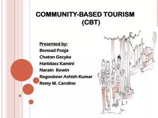 COMMUNITY-BASED TOURISM (CBT)