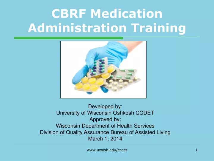 cbrf medication administration training