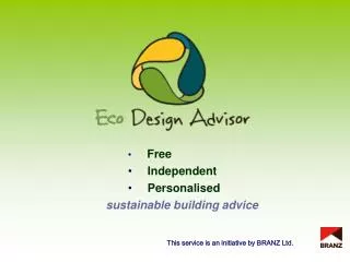 Free Independent Personalised sustainable building advice