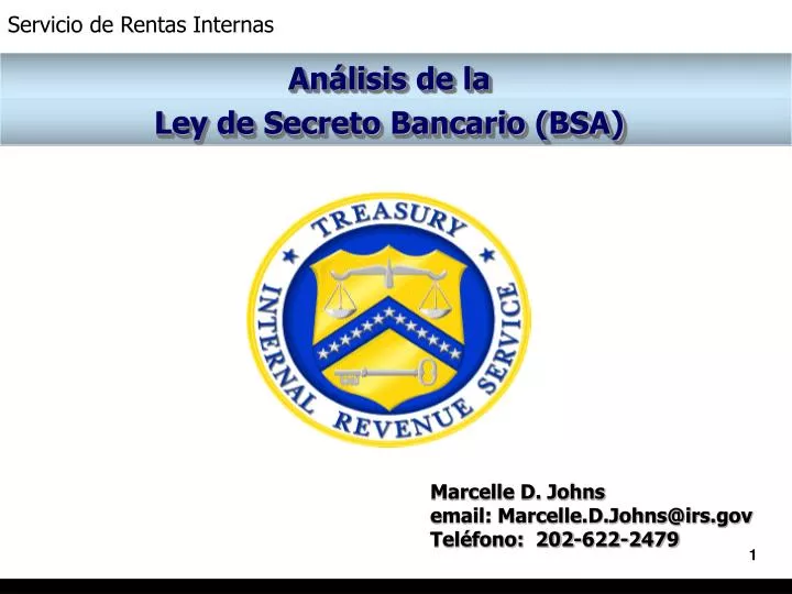 an lisis de la ley de secreto bancario bsa