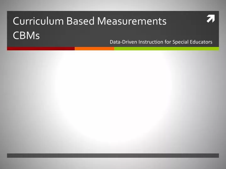 curriculum based measurements cbms