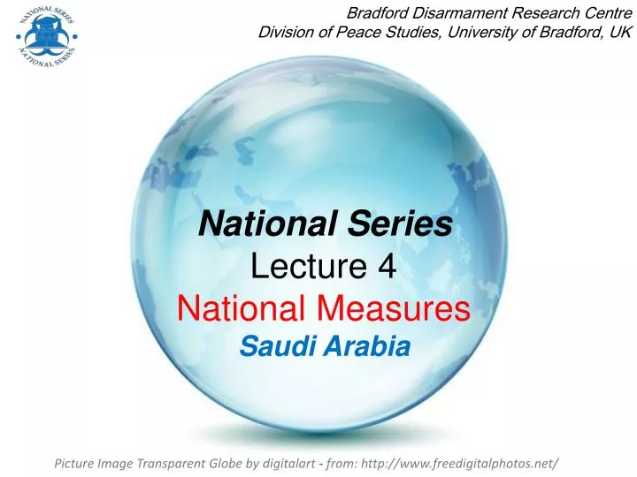 national series lecture 4 national measures saudi arabia